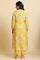 Bright Yellow Floral Printed Kurta & Pants Set