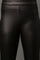 Black Solid Slim Fit Pants With Side Zip
