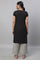 Black Embroidered kurta & Palazzo Set