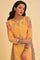 Yellow Printed Mock Layer Dress