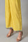 Light Yellow Printed kurta With Parallel Pants And Chiffon Dupatta