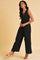 Black Schiffli Jumpsuit