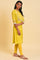 Yellow Embroidered Festive kurta Set