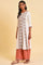 Ecru Printed Summer kurta Set