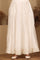White Embroidered Flared Skirt