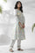 White A-Line Floral Printed Kurta