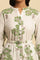 White Floral Printed Textured Cotton Kurta And Pants Co-Ord Set