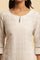 Light Grey Embroidered Cotton Kurta