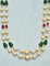 Designer 2-Lines Pearls and Beads Mala