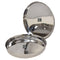 Stainless Steel Apple Shape Heavy Gauge Dinner Plates with Mirror Polish