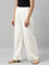 Women Cream Solid Wide Leg Pants