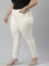 Women Solid Cream Super Stretch Jeggings