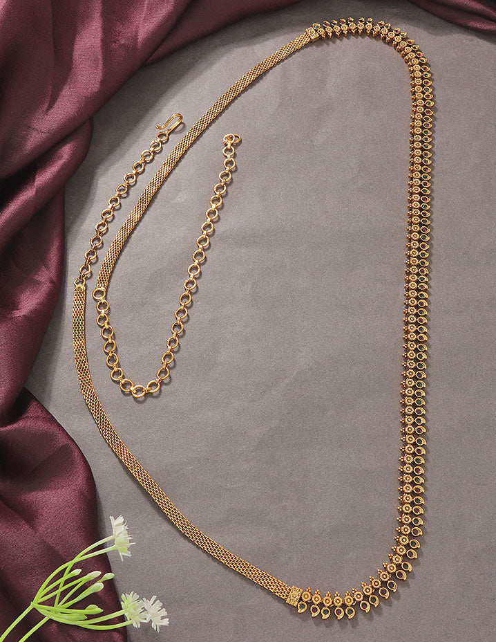 Designer Mango Shape Chain Vaddanam