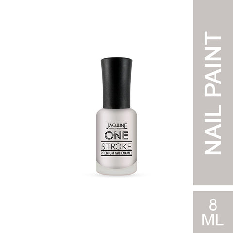 One Stroke Premium Nail Enamel Silver Sand # J01 8ML