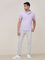 WES Casuals Lilac Relaxed-Fit T-Shirt