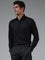 WES Formals Black Ultra Slim Fit Shirt