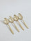 Westside Home Dull Gold Teaspoon (Set of 4)