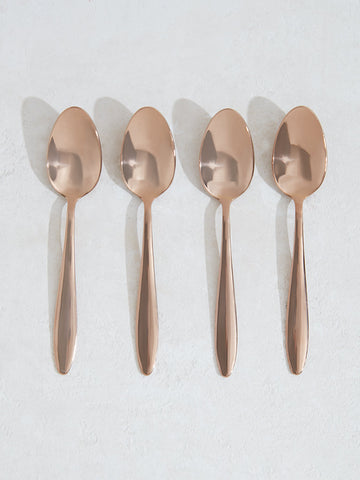 Westside Home Brown Copper Table Spoons (Set of 4)