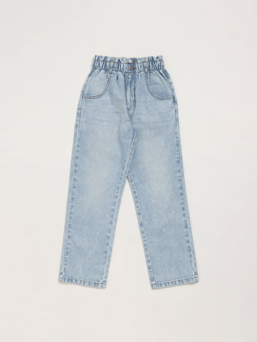 Y&F Kids Light Blue Relaxed - Fit High Rise Jeans