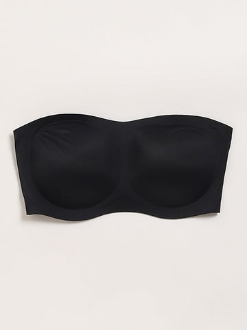 Wunderlove Black Strapless Invisible Bra