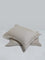 Westside Home Taupe Solid Pillowcover (Set of 2)