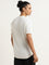 ETA White Knitted Slim Fit T-Shirt