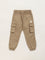 HOP Kids Beige Cargo Joggers