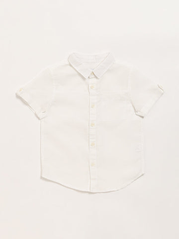 HOP Kids Plain White Shirt