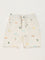 HOP Kids White Printed Shorts