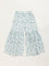 Utsa Kids Blue Floral Printed Sharara (2 - 8yrs)