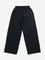 Y&F Kids Black Cargo-Styled Mid Rise Trousers