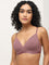 Wunderlove Mauve Ribbed Textured Padded Bra