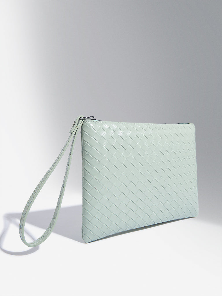 Studiowest Green Textured Pouch