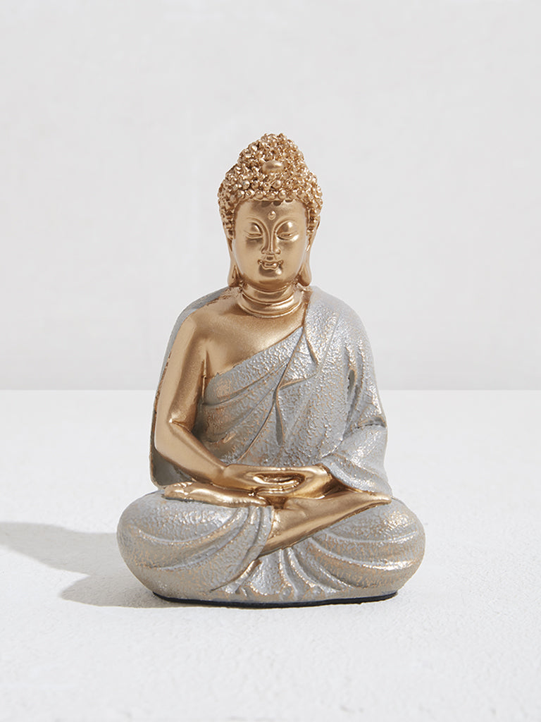 Westside Home Gold Sitting Buddha Decorative Accessory