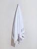 Westside Home White Jacquard Detailed Bath Towel