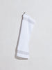 Westside Home White Jacquard Detailed Hand Towel
