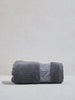 Westside Home Charcoal Jacquard Detailed Hand Towel