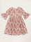 Utsa Kids Lilac Floral Print A-Line Dress