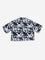 Y&F Kids Black & White Printed Design Shirt