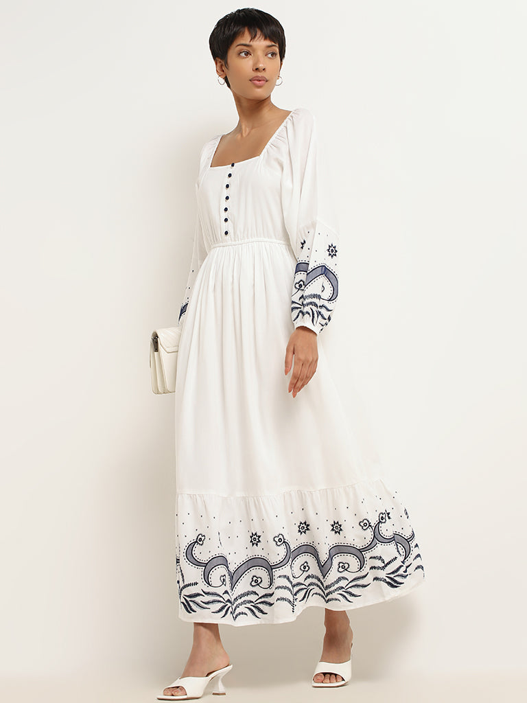 LOV White Maxi Dress