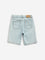 HOP Kids Light Blue Mid Rise Shorts