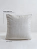 Westside Home Ivory Chevron Patterned Cushion Cover