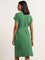 Wardrobe Green Shirt Dress with Belt