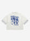 Y&F Kids White Printed Shirt