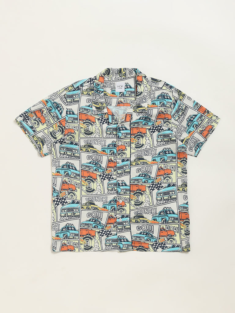 HOP Kids Multicolour Printed Shirt