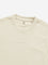 Y&F Kids Beige Text Printed T-Shirt