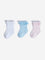 HOP Baby Multicolour Lace Detailed Socks - Pack of 3