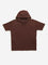 Y&F Kids Dark Brown Hooded T-Shirt