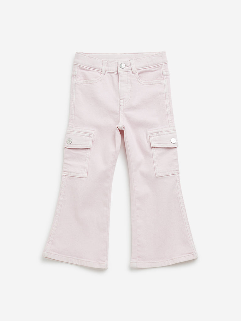 HOP Kids Pink Straight - Fit High - Rise Jeans