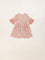 Utsa Kids Dull Pink Floral Design A-Line Cotton Dress (2 - 8yrs)